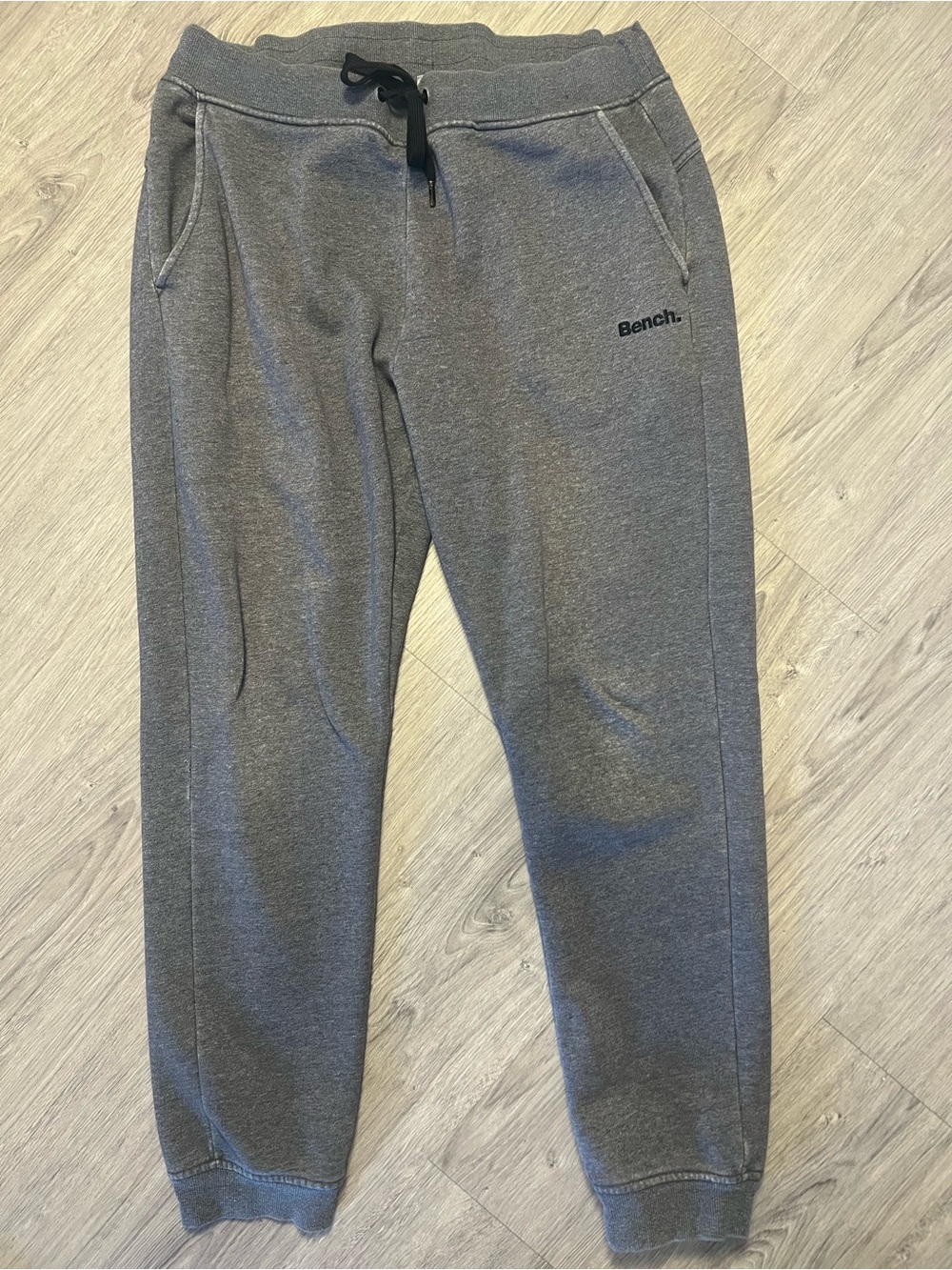 Bench Men’s Gray Jogger Sweatpants - Comfortable Everyday Wear